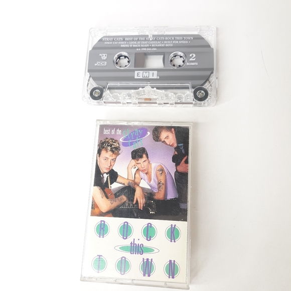 Lot 3 Vintage Cassette Tapes 80's 90's Stray Cats Brian Seltzer Rockabilly Swing - Picture 4 of 8